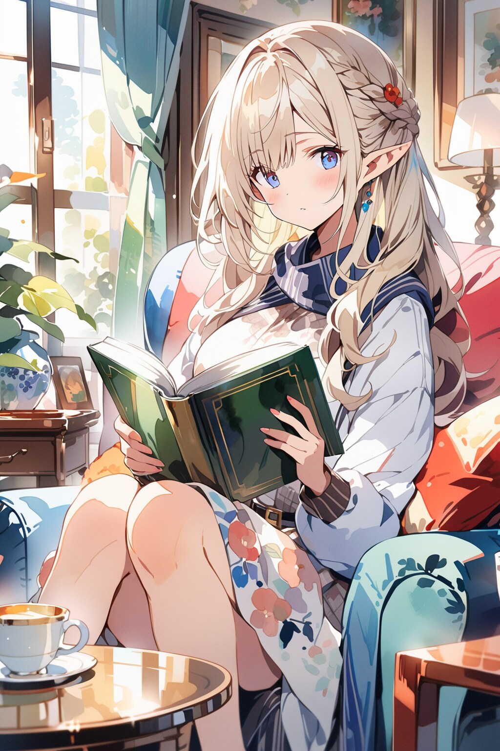 読書 | の人気AIイラスト・グラビア