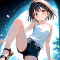 足あげて 3枚目