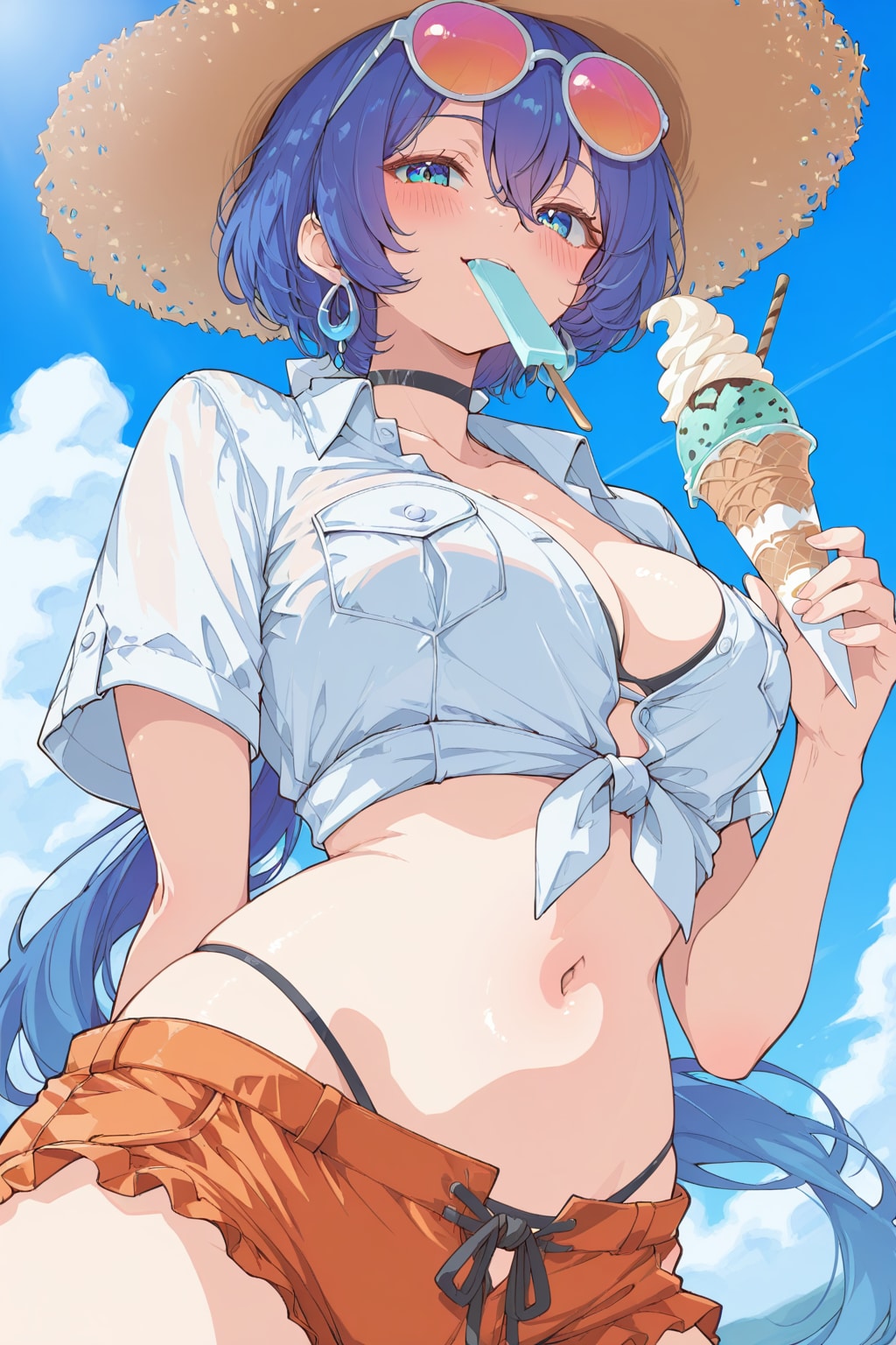 暑いんだもん