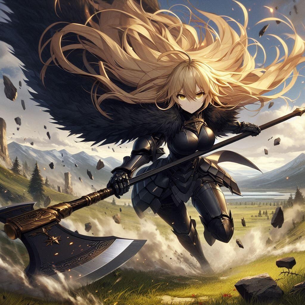 ブロンドの女騎士さん729