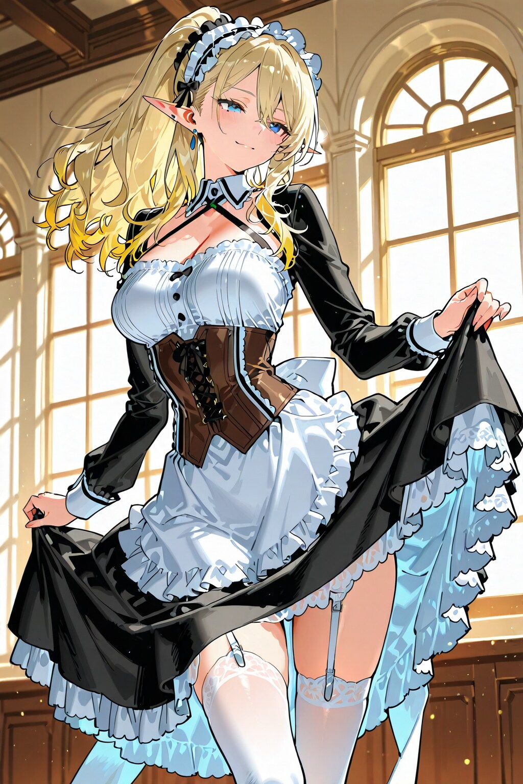 【習作】オリジナルキャラ系エルフメイド　ー Ver.03 ー