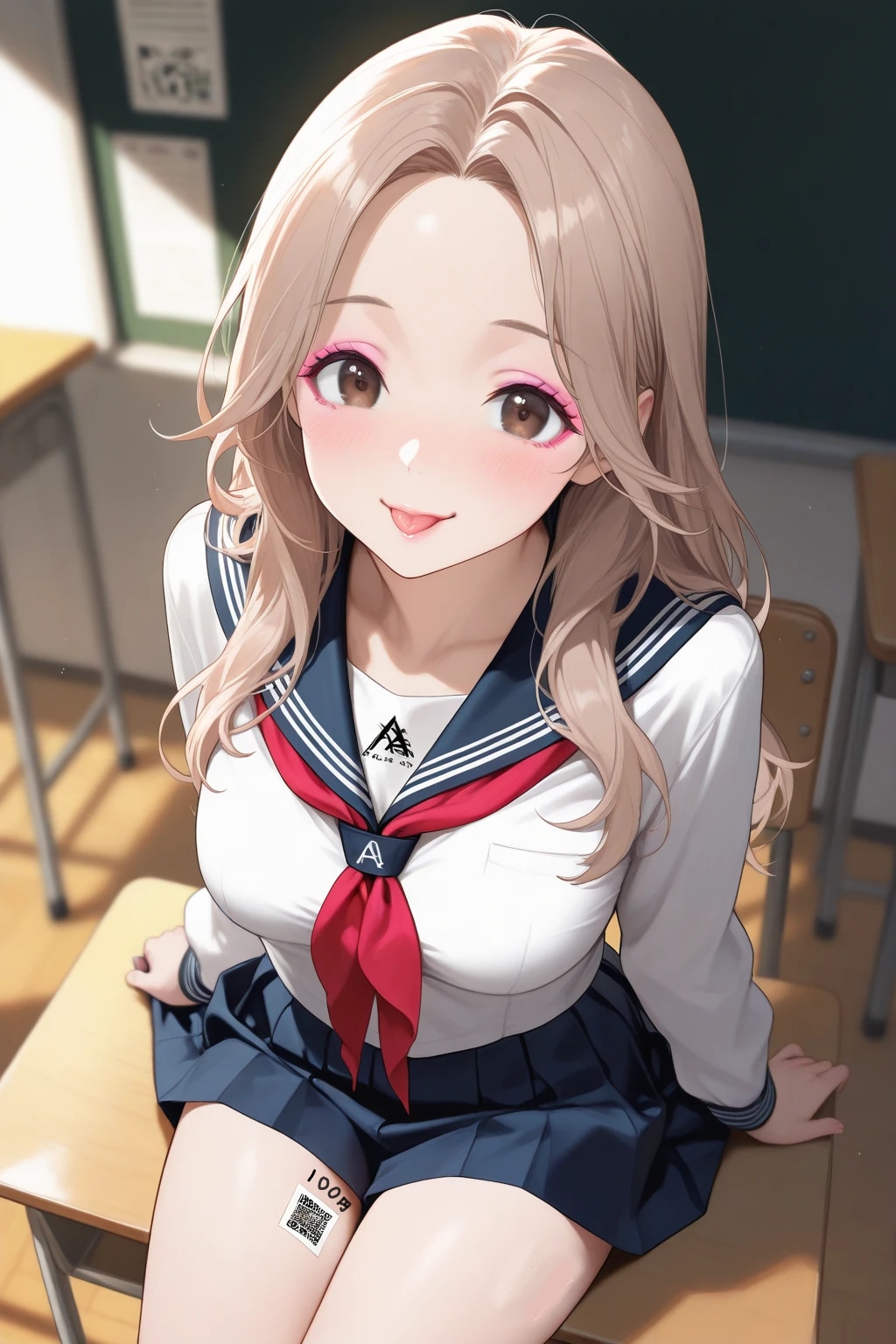 QRコード　ギャル子