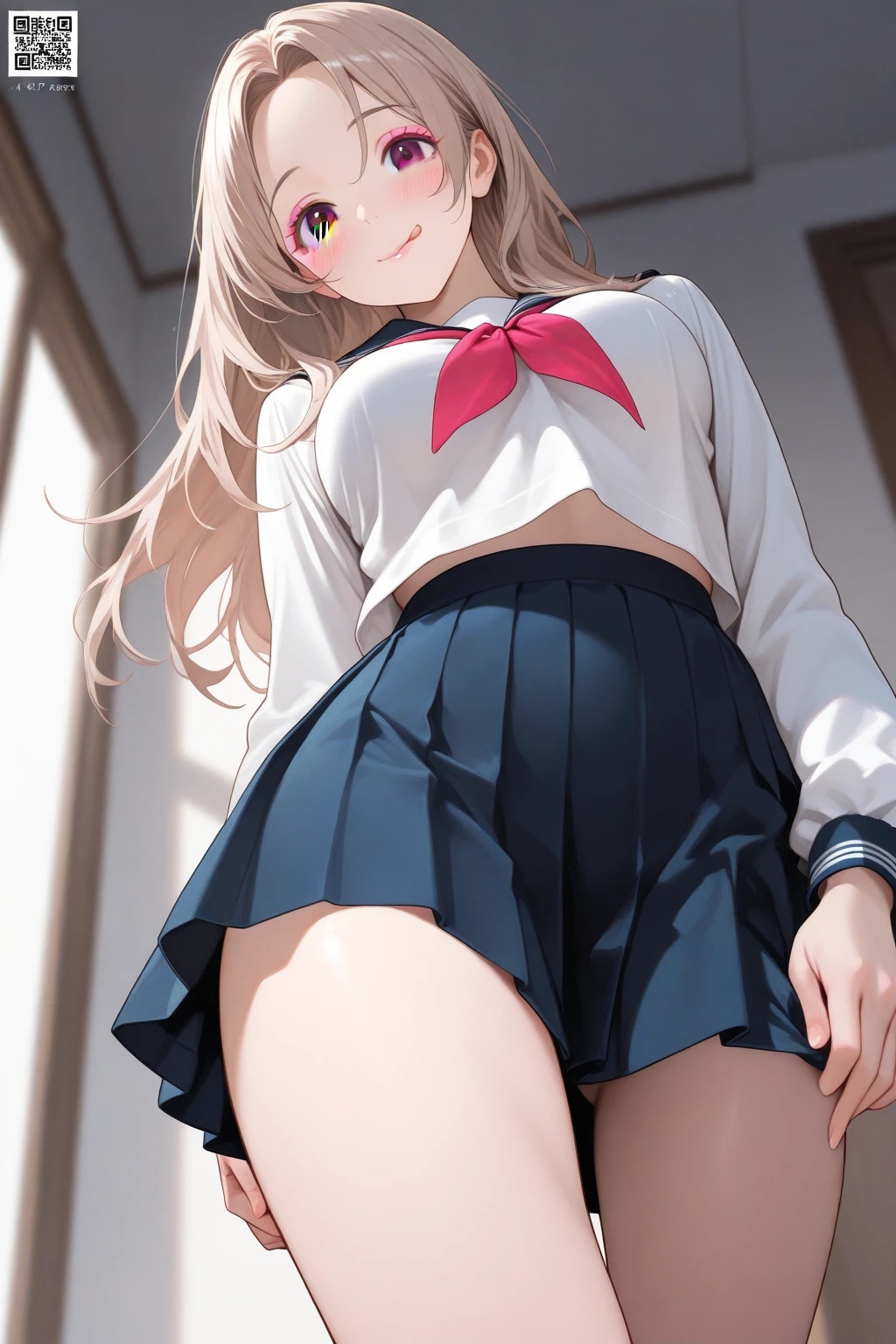 QRコード　ギャル子