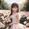 薔薇の花びらドレスちゃん (real) 4枚目