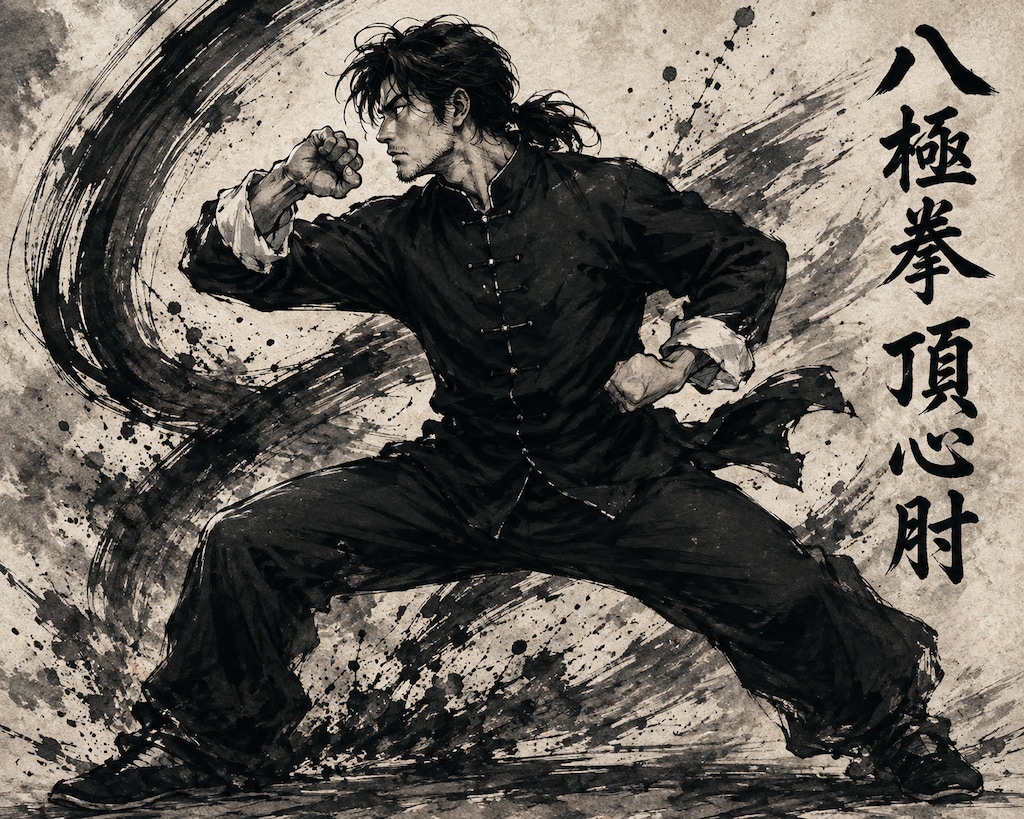 八極拳　頂心肘