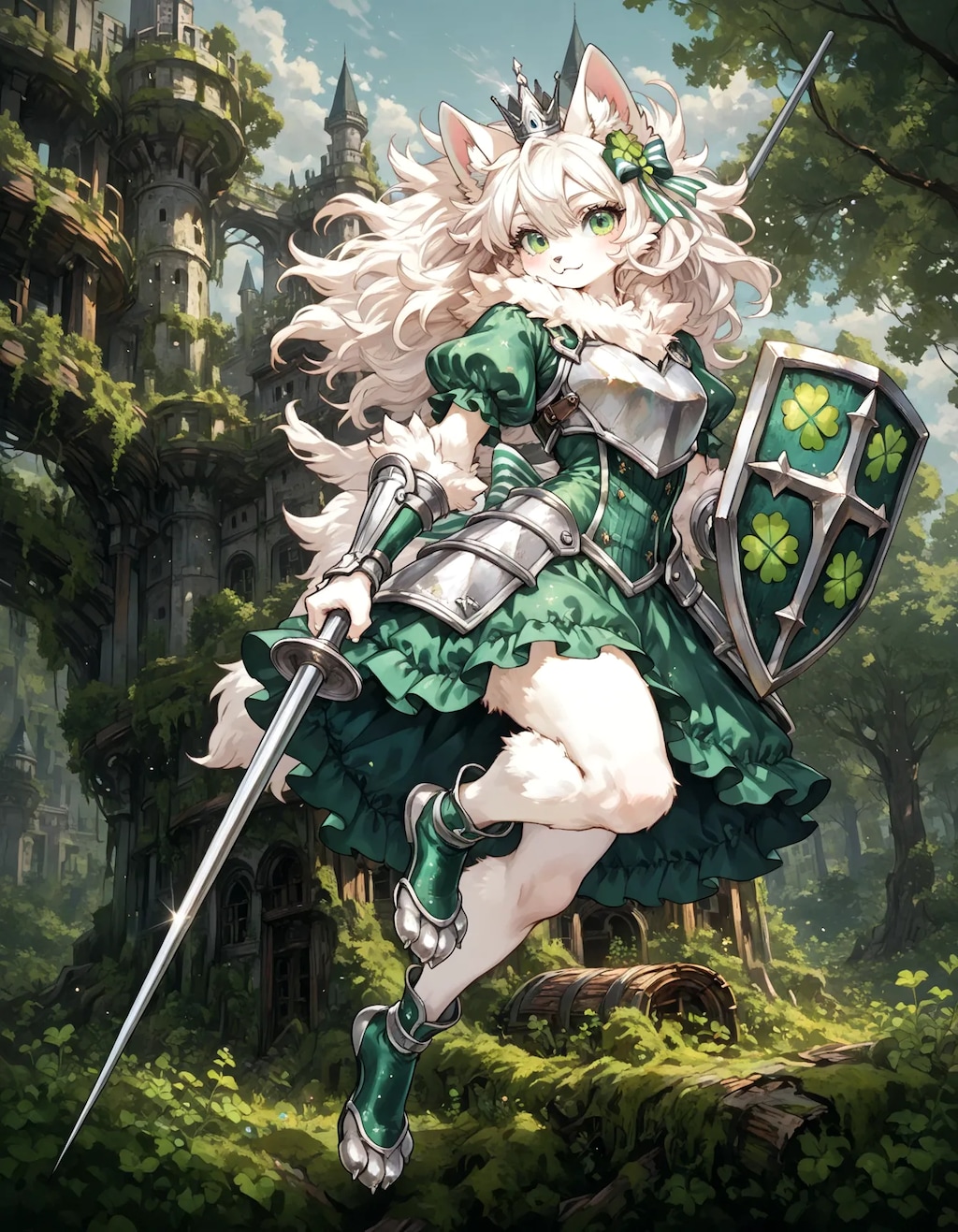 みどりに宿る古の都とケモナーの姫騎士