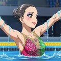 シンクロ美少女　ソロの演技② 9枚目