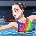 シンクロ美少女　ソロの演技② 8枚目