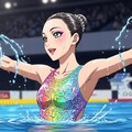 シンクロ美少女　ソロの演技② 4枚目
