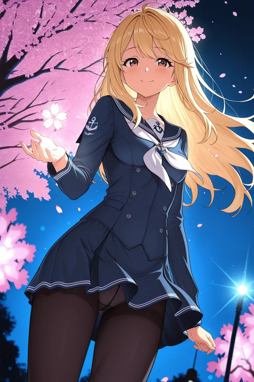 もう一つの世界線(夜桜)