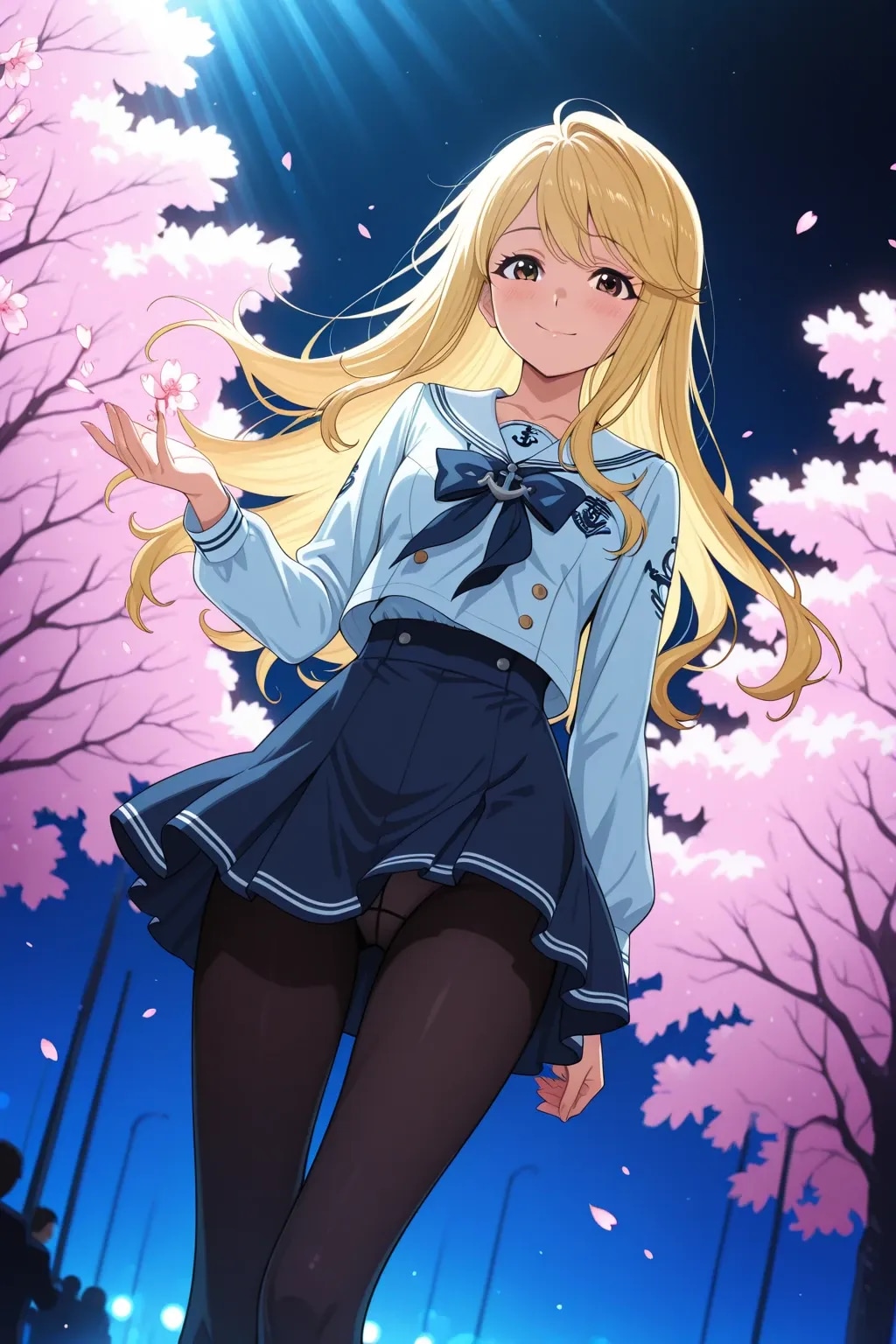 もう一つの世界線(夜桜)