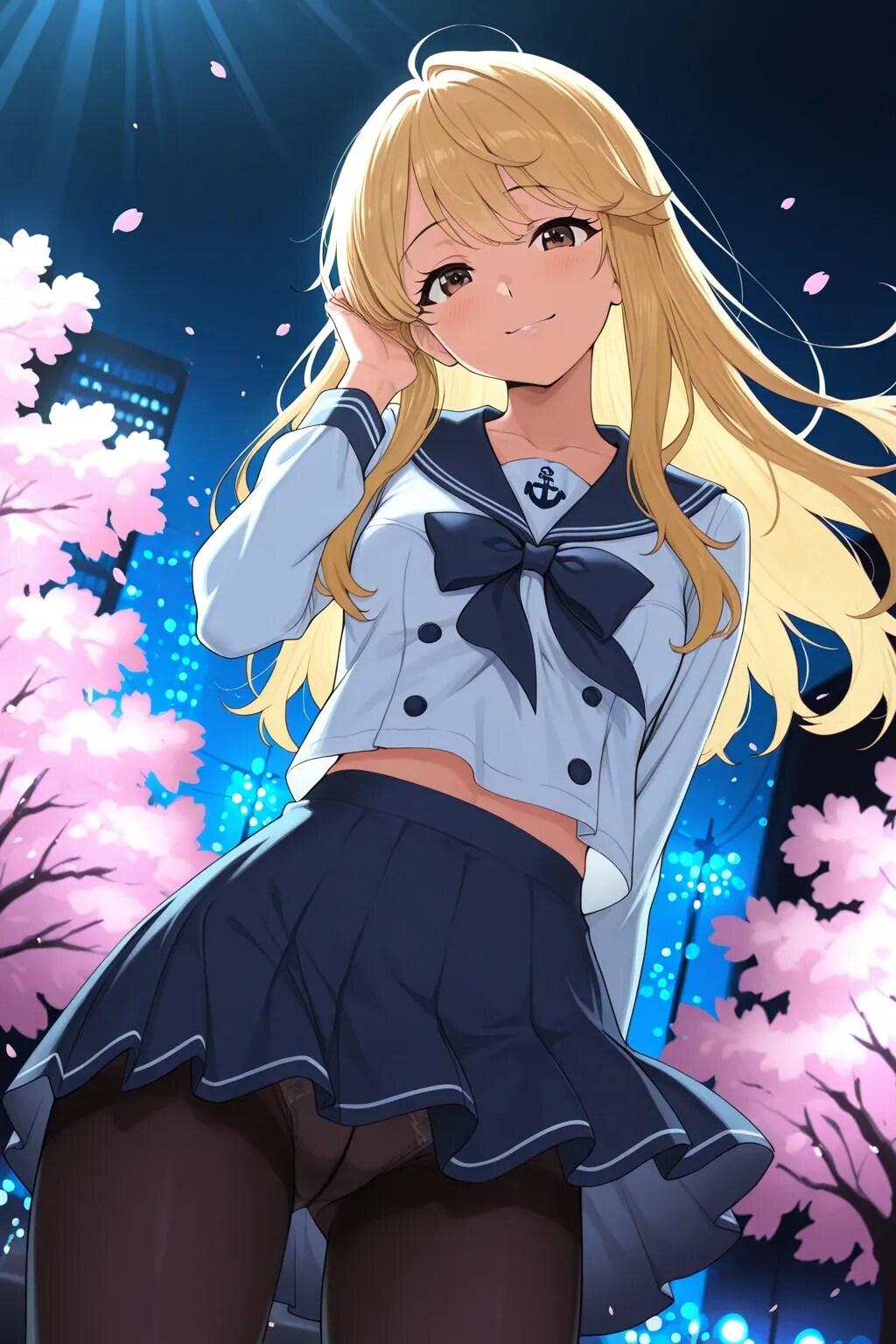 もう一つの世界線(夜桜)