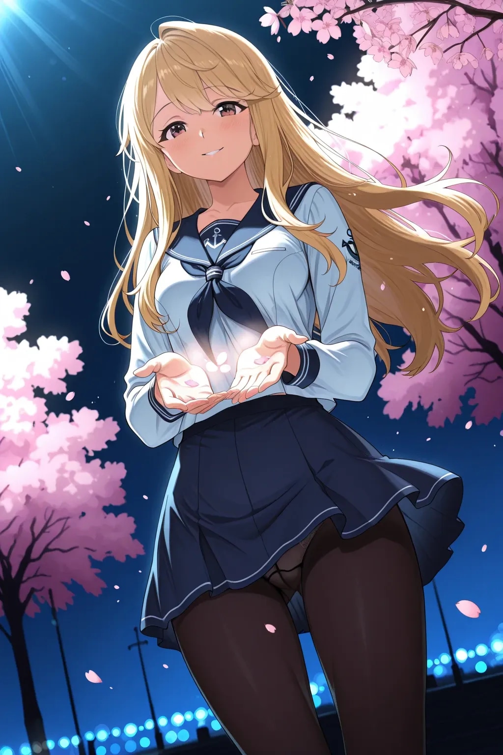 もう一つの世界線(夜桜)