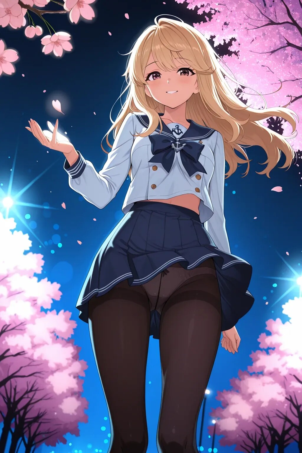 もう一つの世界線(夜桜)