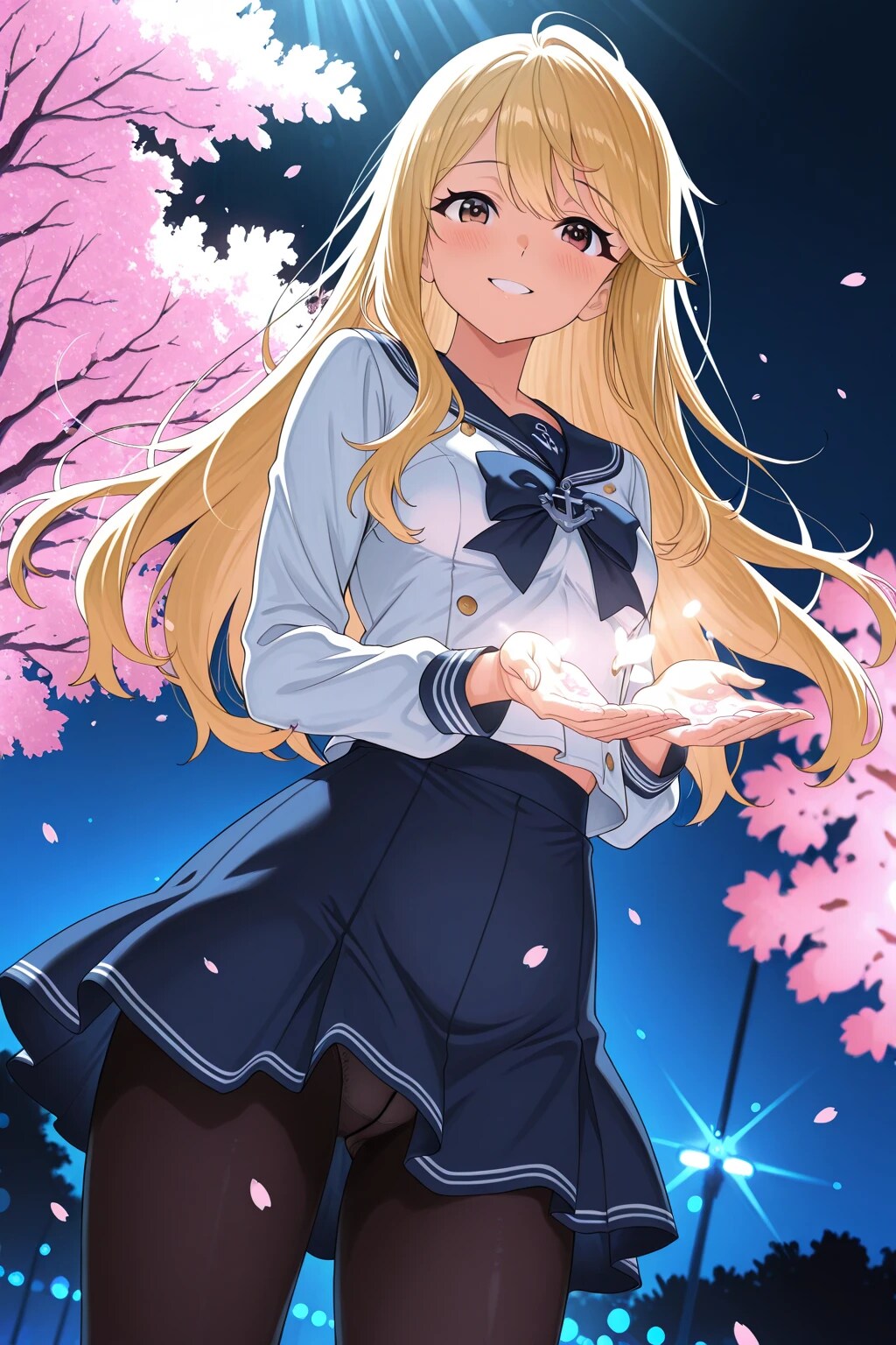 もう一つの世界線(夜桜)