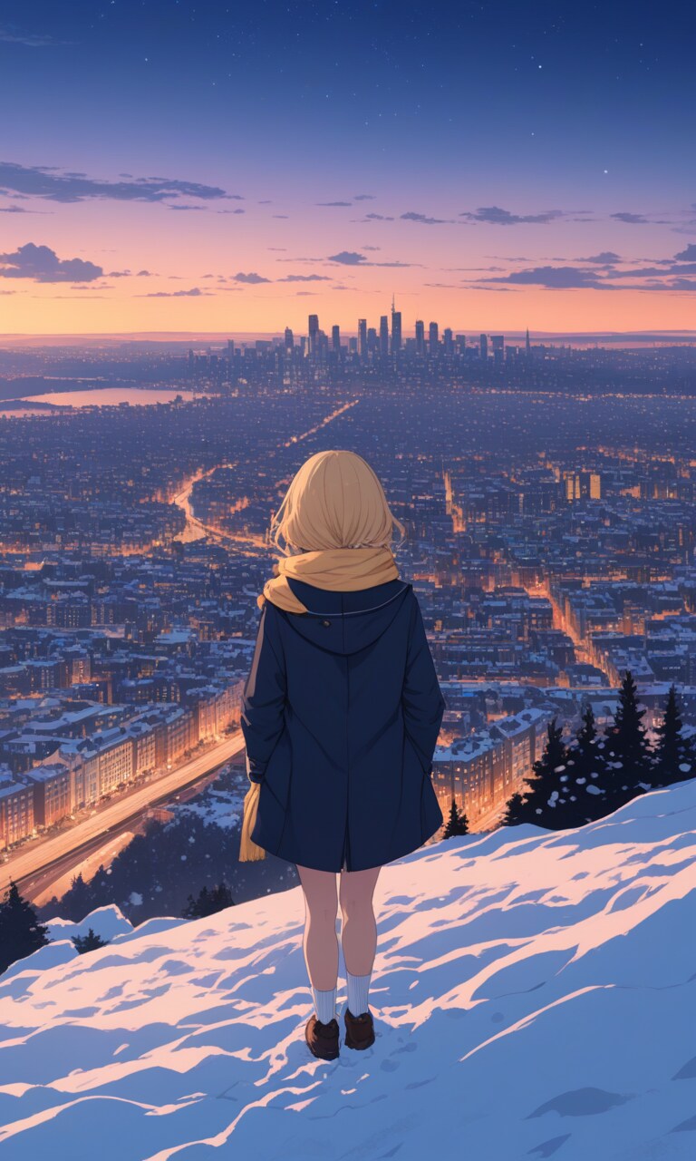 眺望絶佳(冬の夕暮れ)(3)