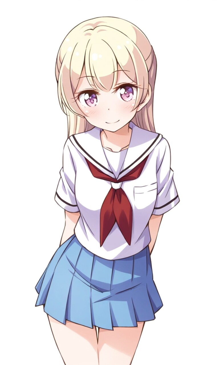 白鷺千聖 セーラー服 | の人気AIイラスト・グラビア