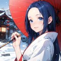雪華着物な葵 2枚目