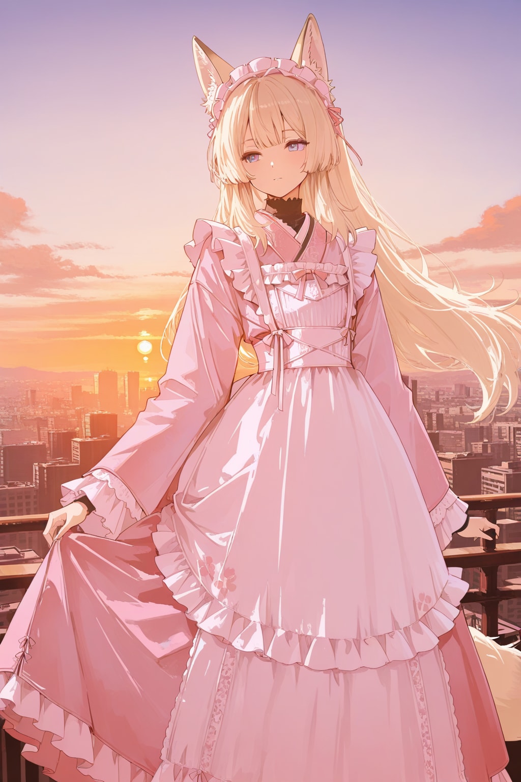 夕暮れメイド