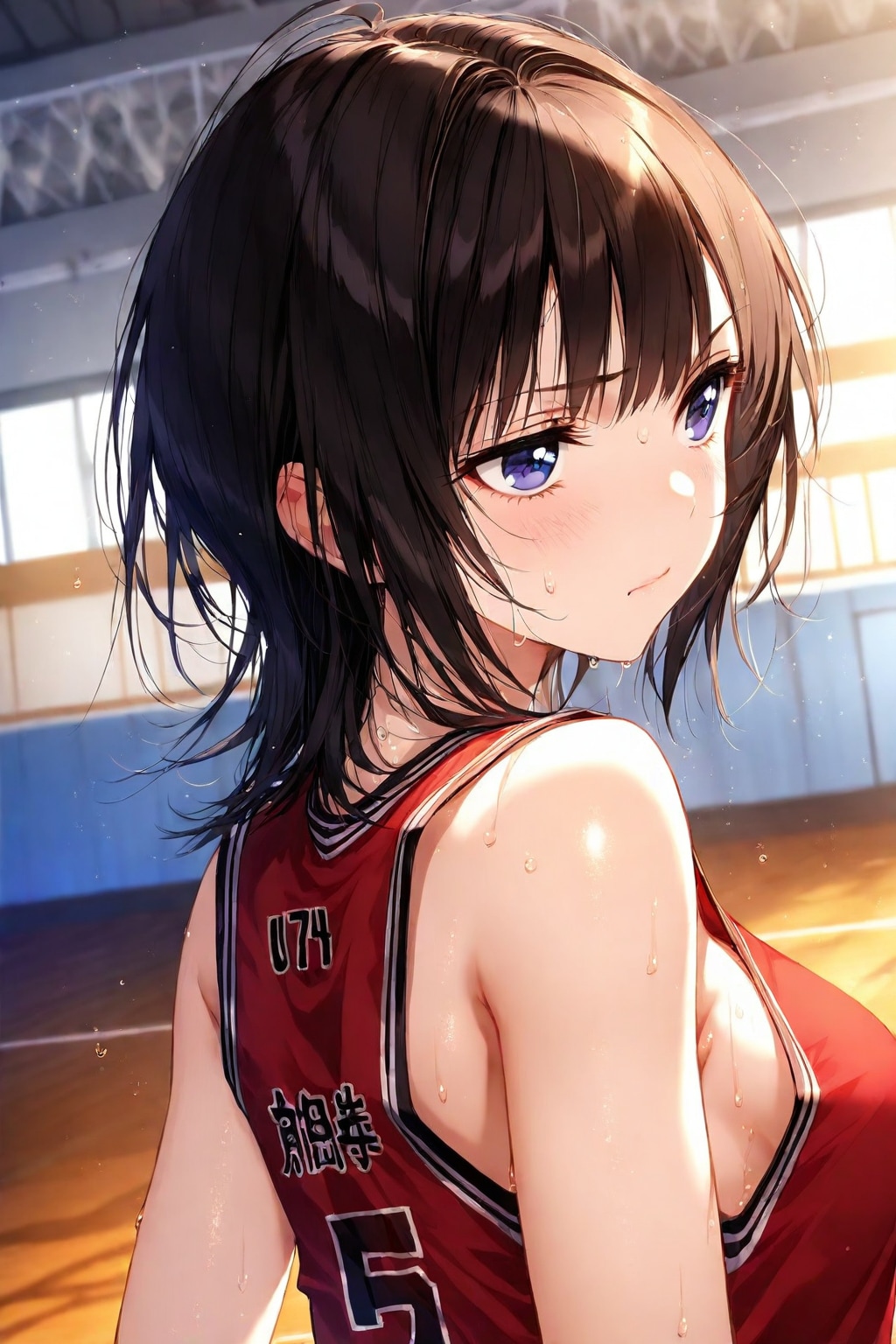 バスケットボール試合中　by #WAVE