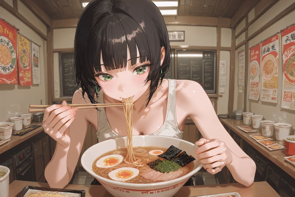 PEGASUSでラーメンを食す