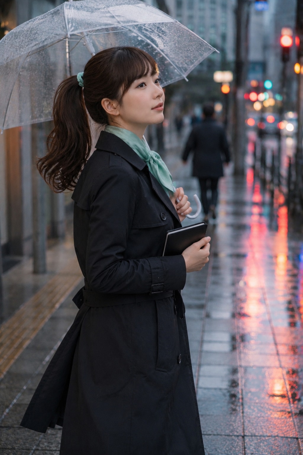 尾行中の探偵はのん