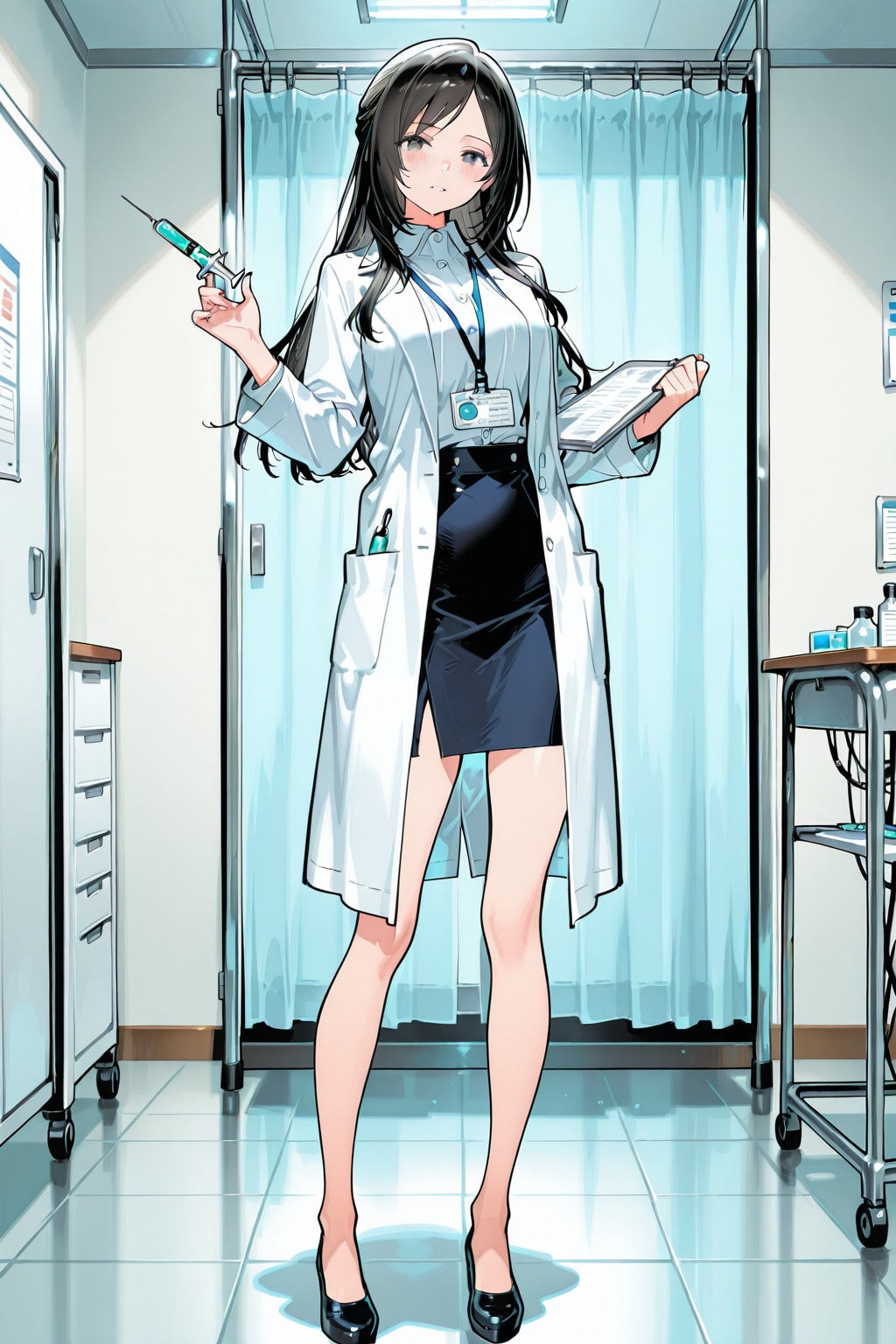 この病気は、注射しないと治らないわよ。