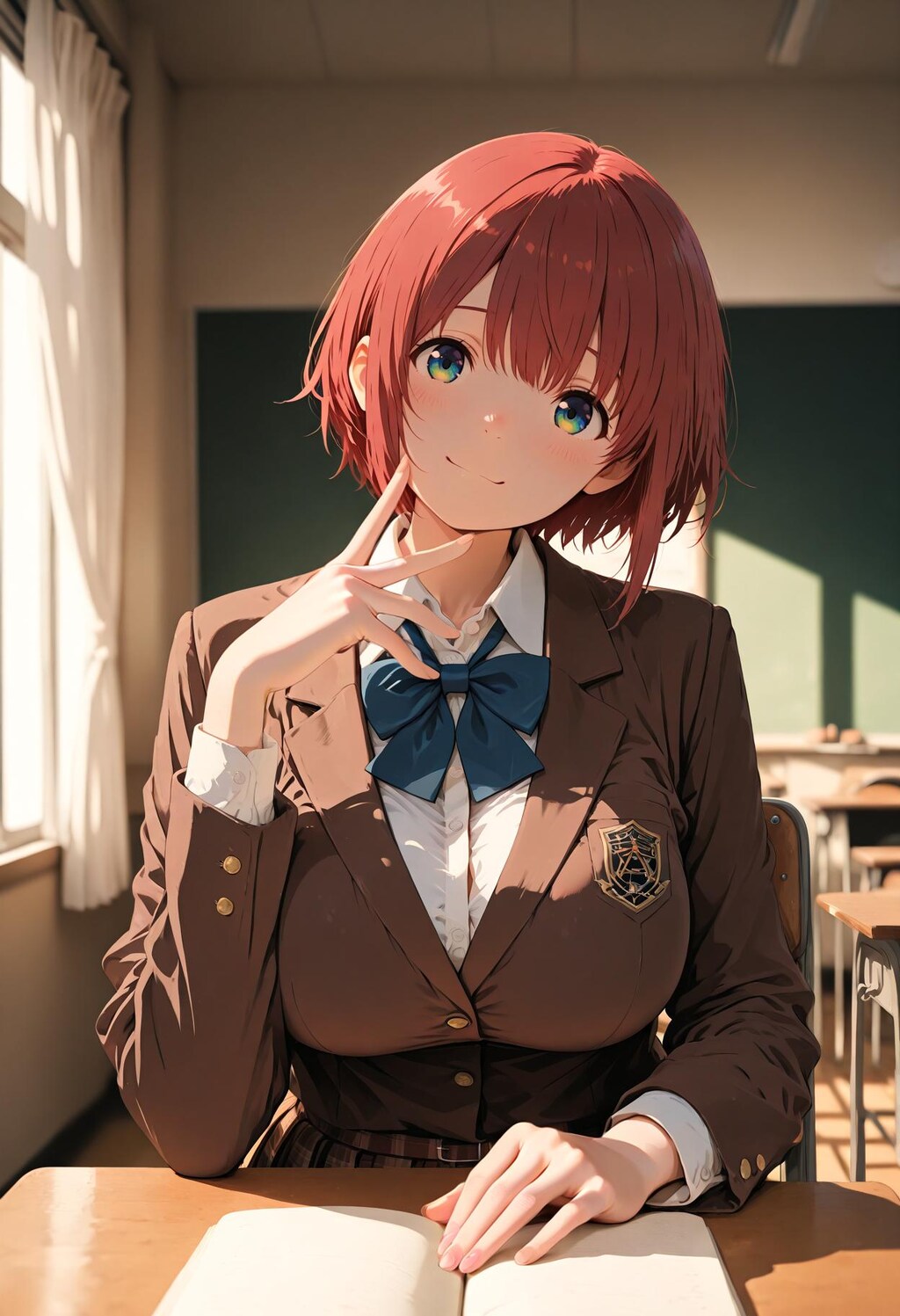 後ろの席の胡蝶ちゃん