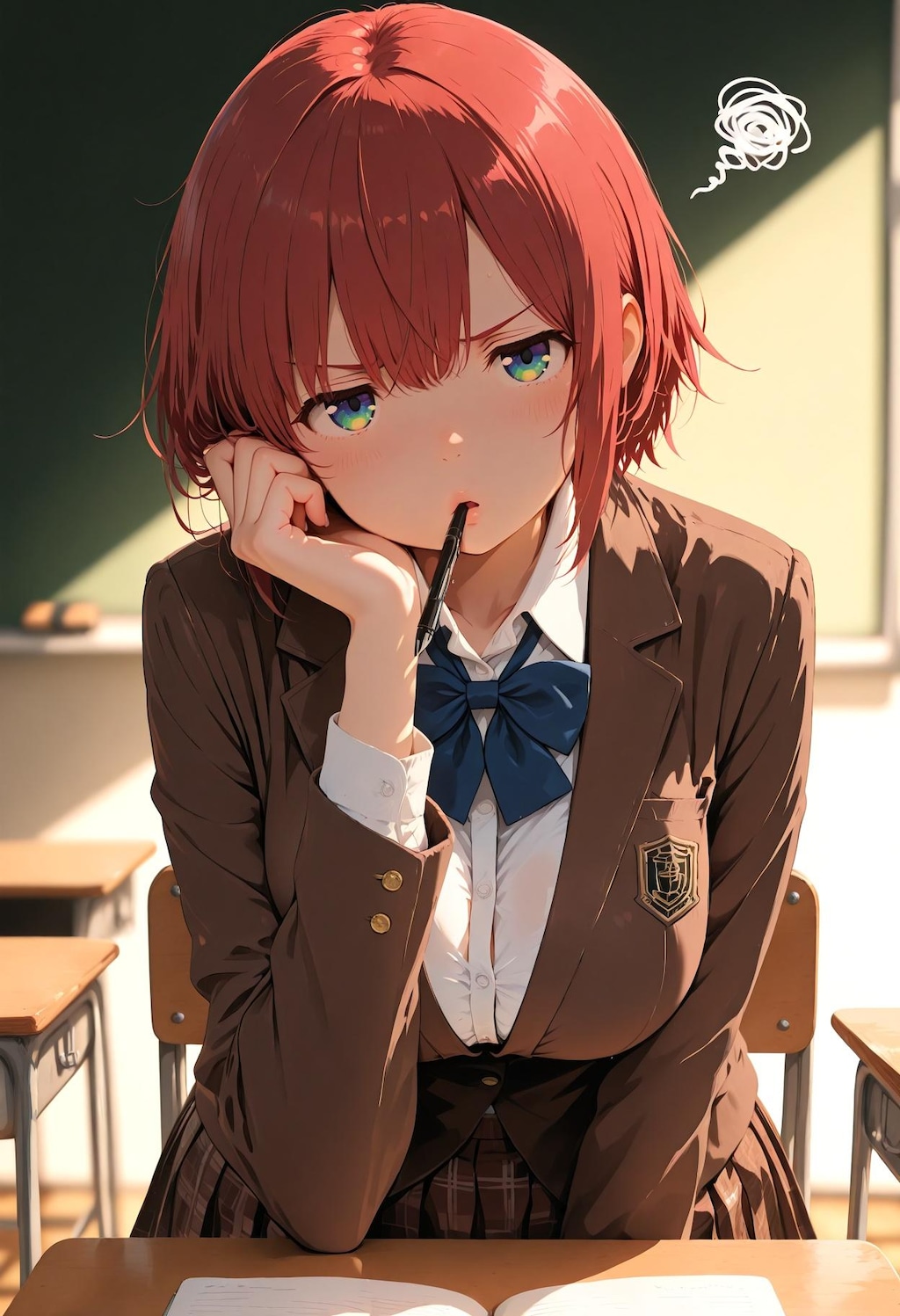 後ろの席の胡蝶ちゃん