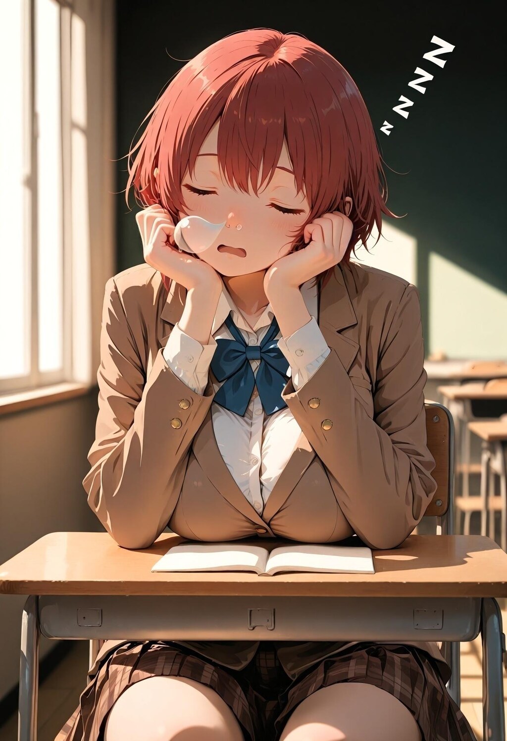 後ろの席の胡蝶ちゃん