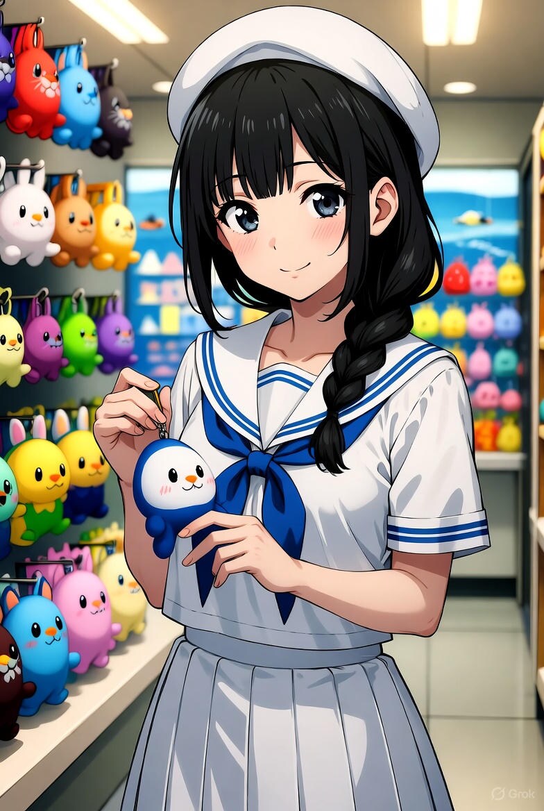 水族館のお土産コーナー | の人気AIイラスト・グラビア