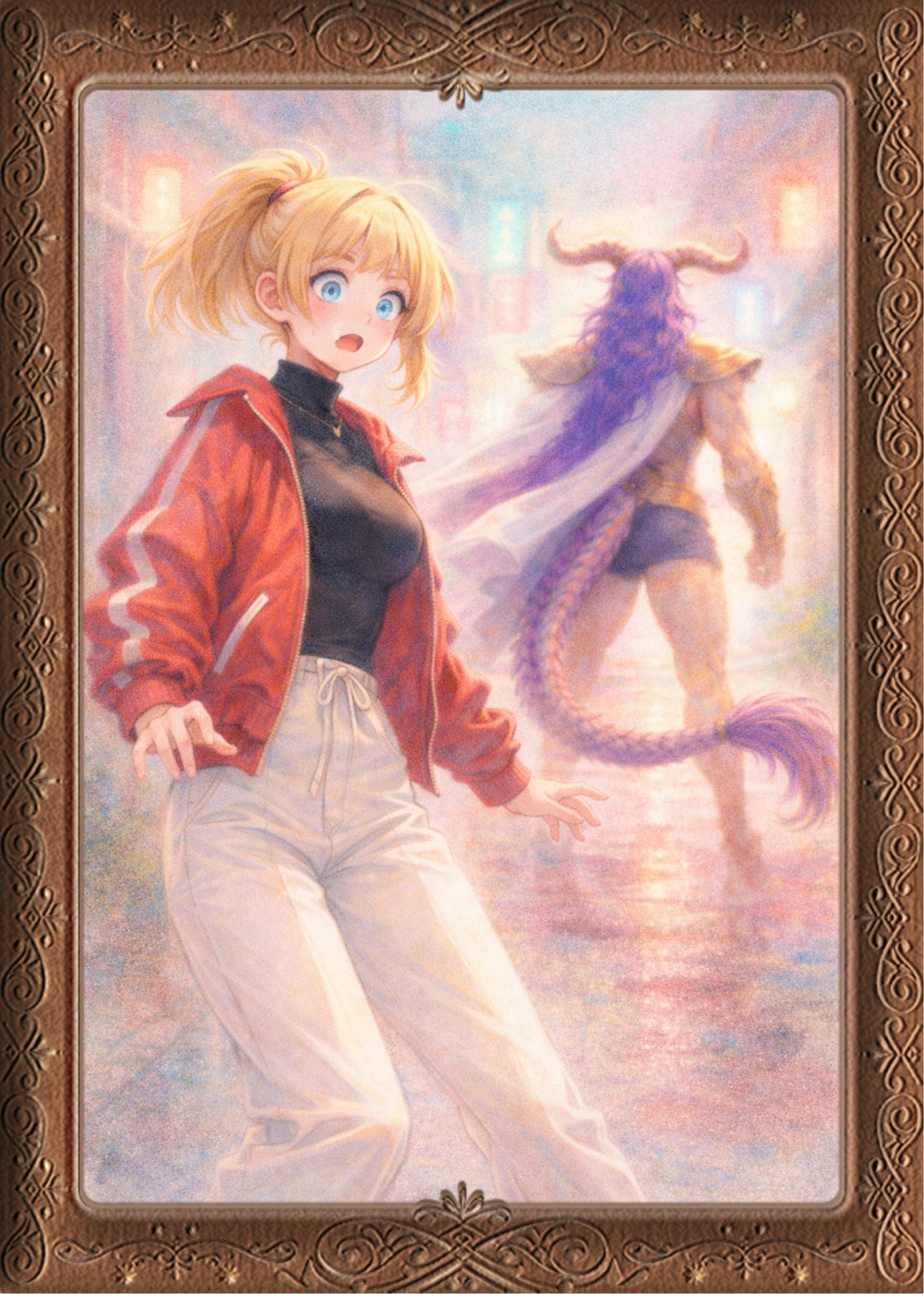 【借】安木やま子さん（2Pカラー） | の人気AIイラスト・グラビア