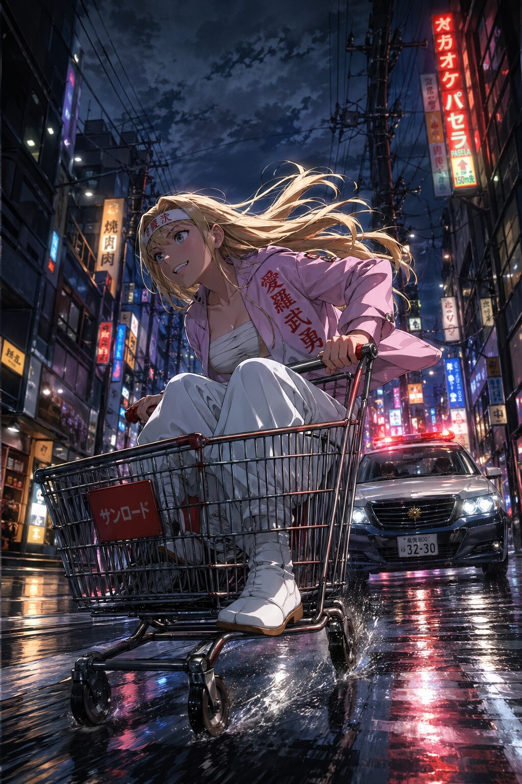 春のショッピングカートレース | の人気AIイラスト・グラビア