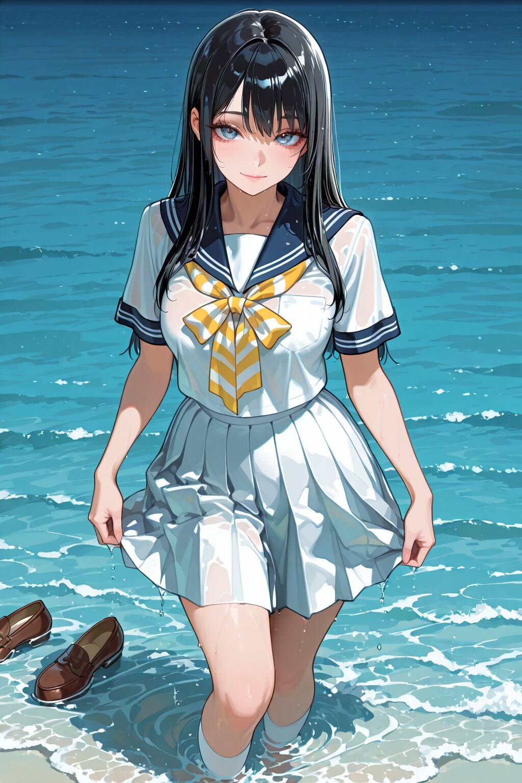 海辺×JK