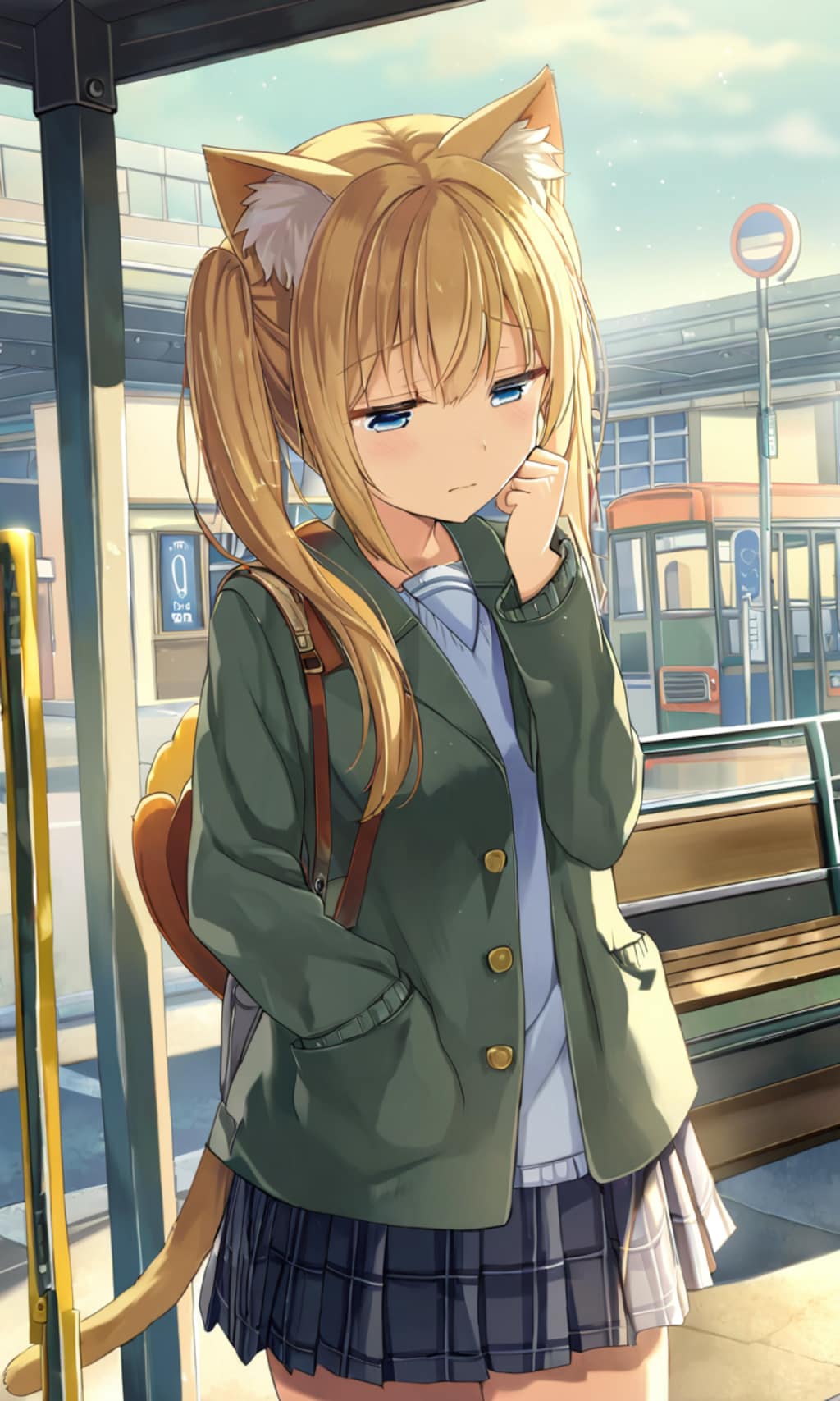 こるり「眠いよう」まや「今日から学校か」