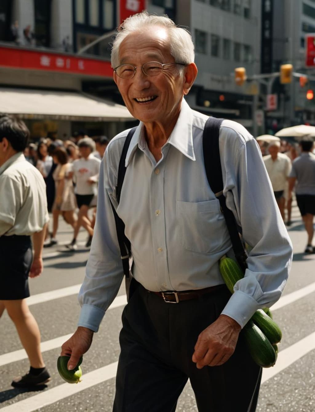 お爺さんの休日。