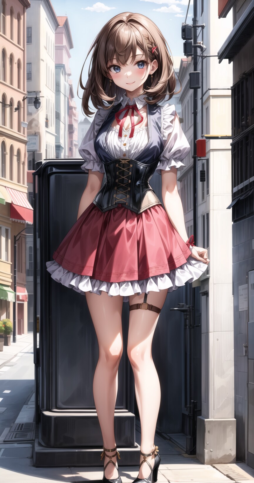 街角の女の子