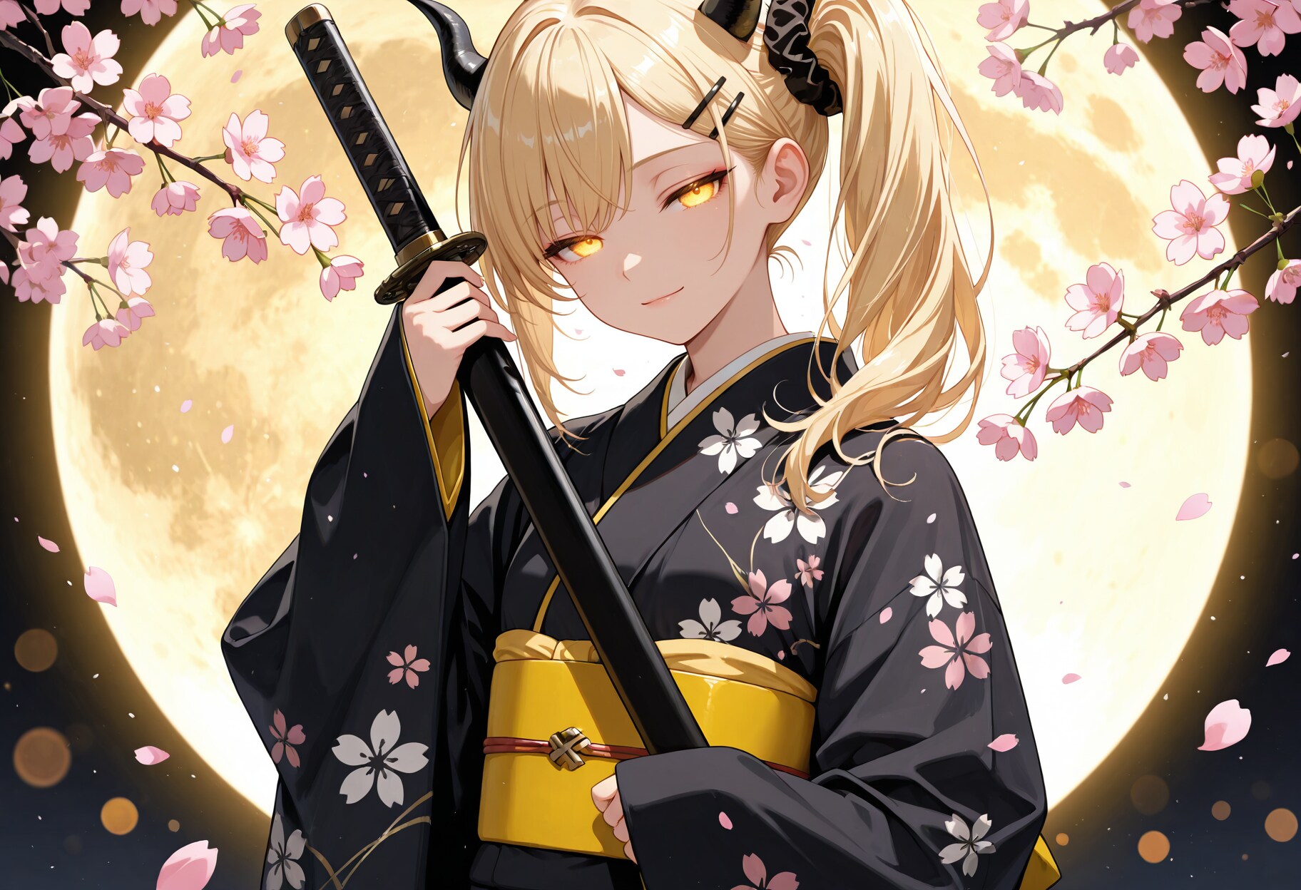 月夜桜女鬼高生さん | の人気AIイラスト・グラビア