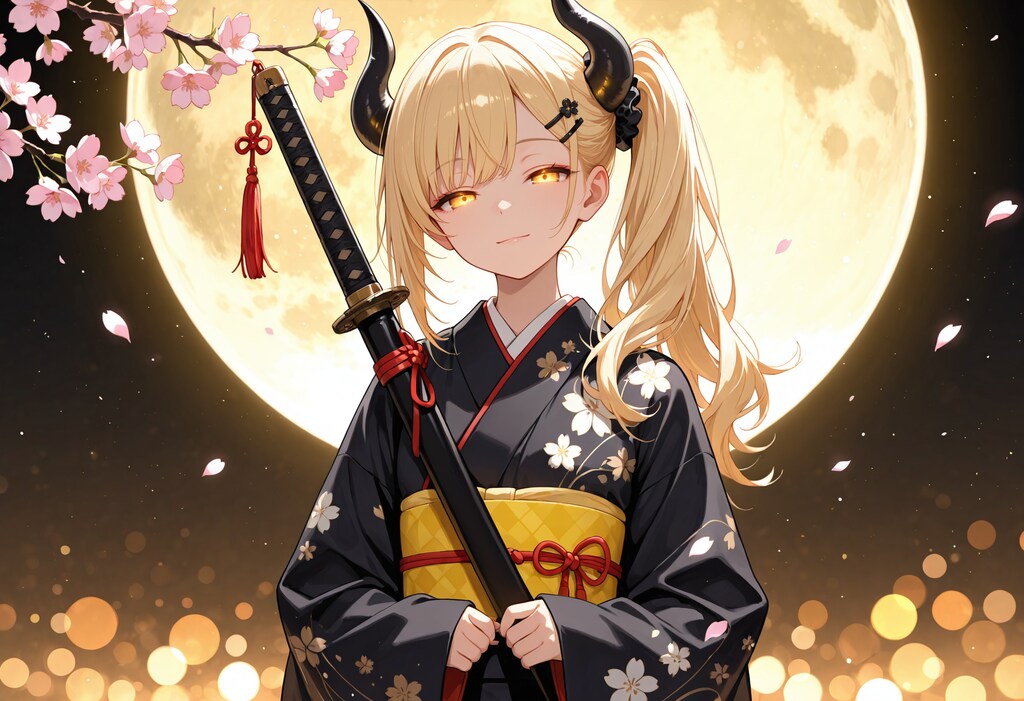 月夜桜女鬼高生さん