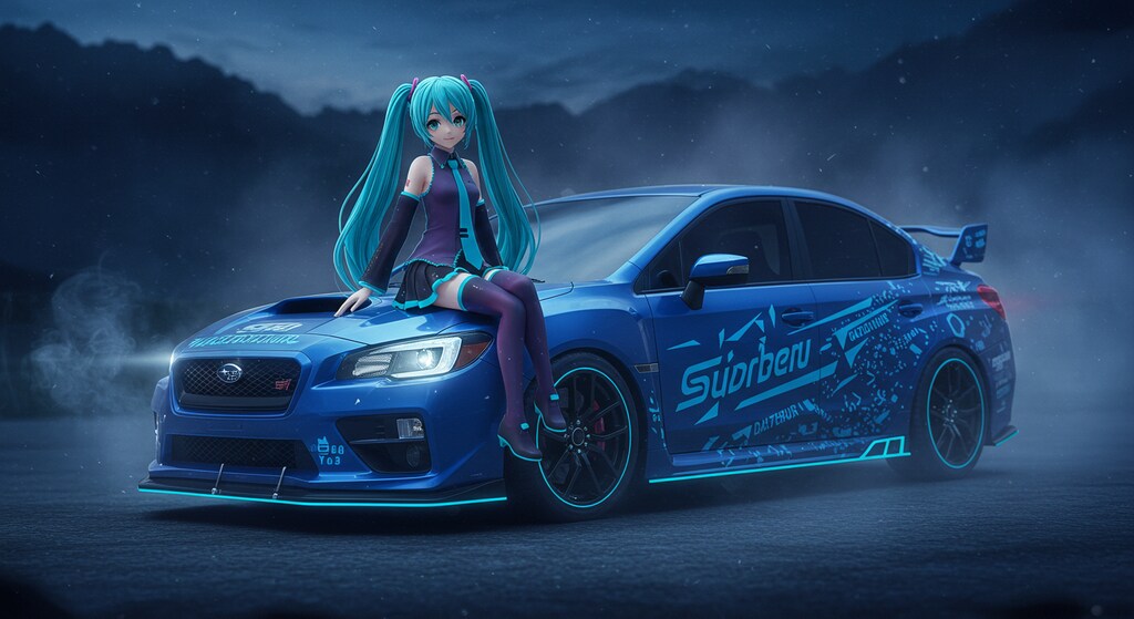 初音ミクとWRXS4