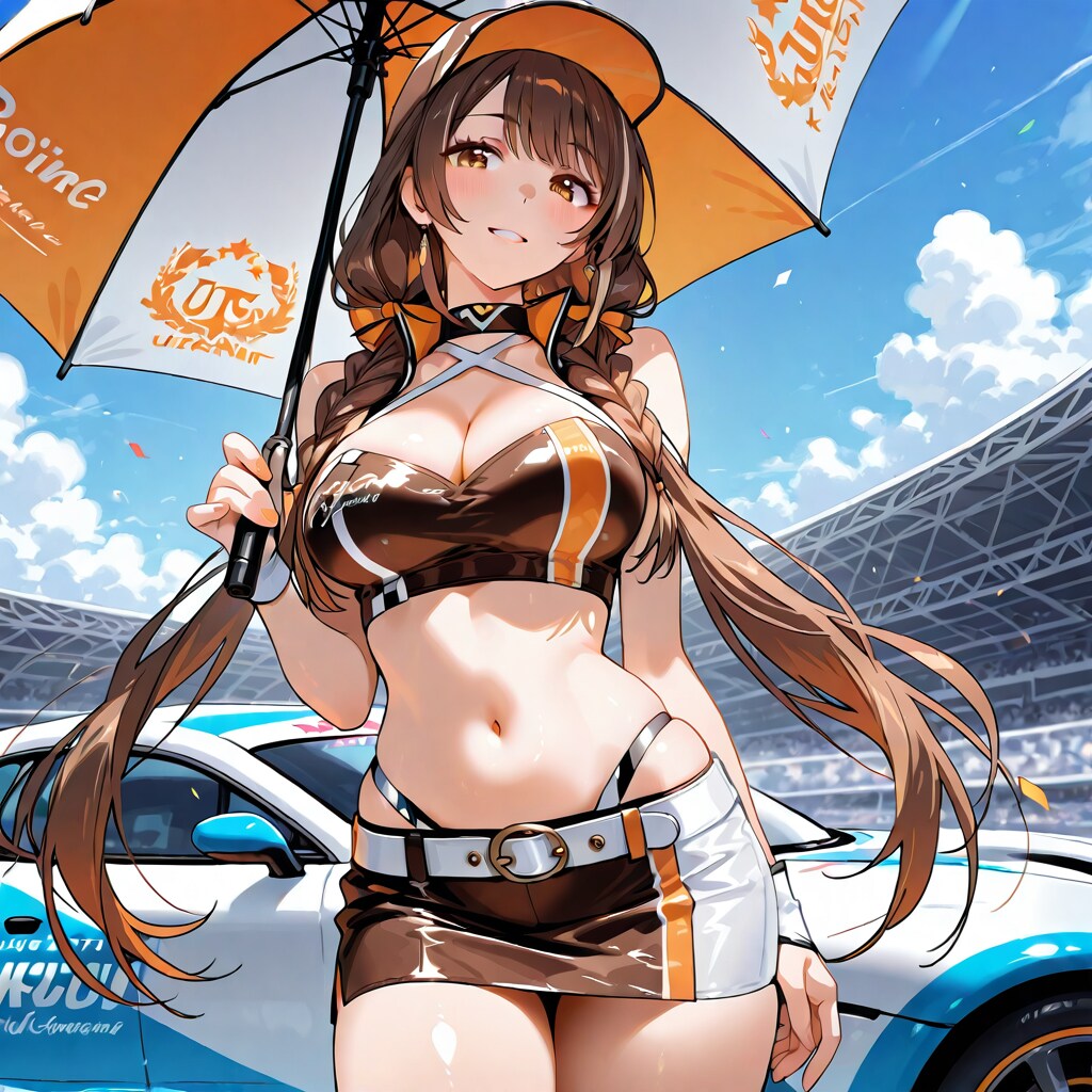 今日もレーサーさん達の、素晴らしいバトルを応援しますっ！