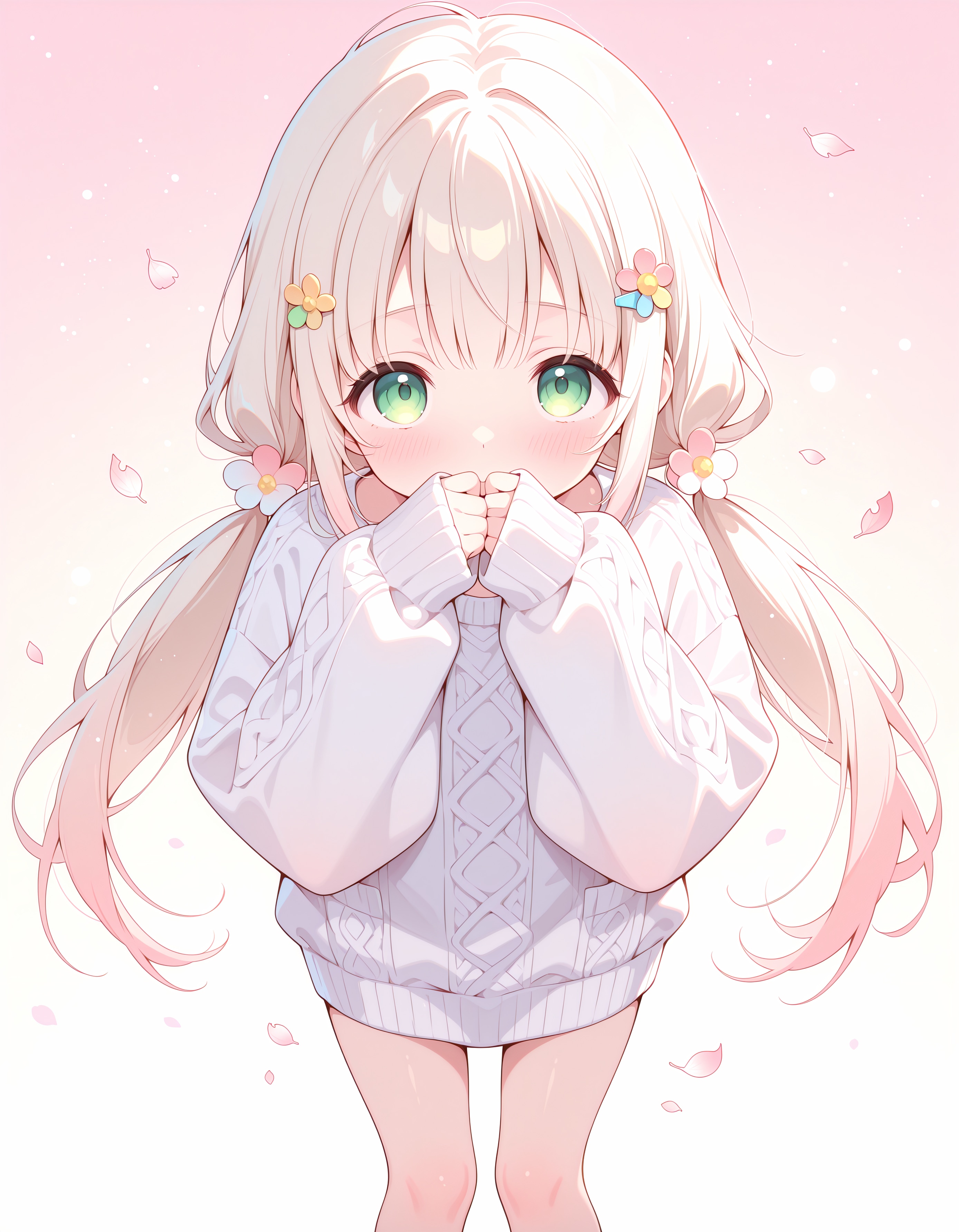 萌え袖ホワイト