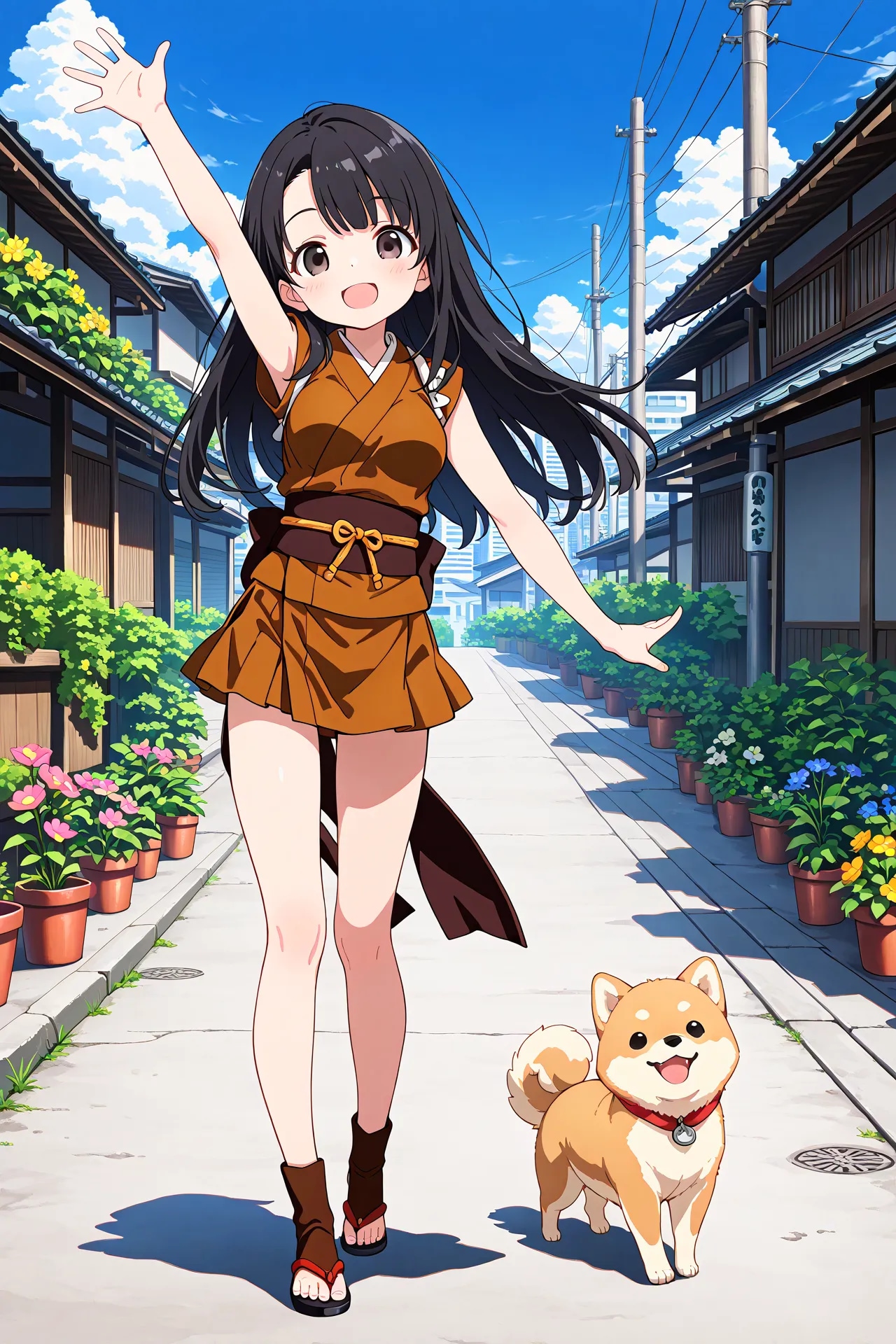 忍びの町・咲岩伊町3 | の人気AIイラスト・グラビア