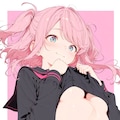 くびれ＆下乳アピールするピンク少女 5枚目