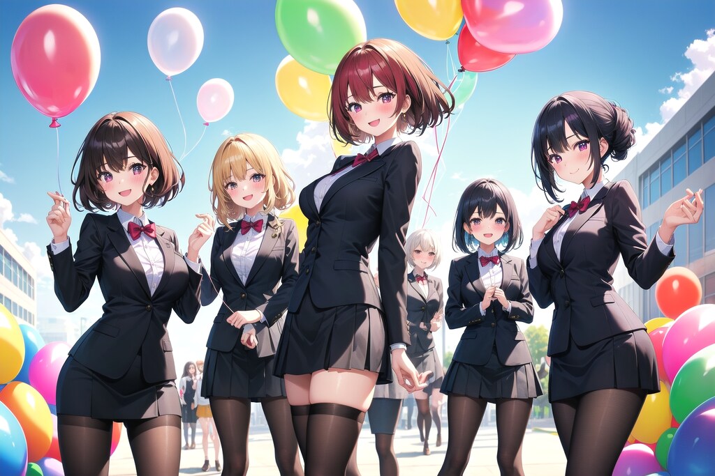 僕～、お姉さん達と風船割りしない？