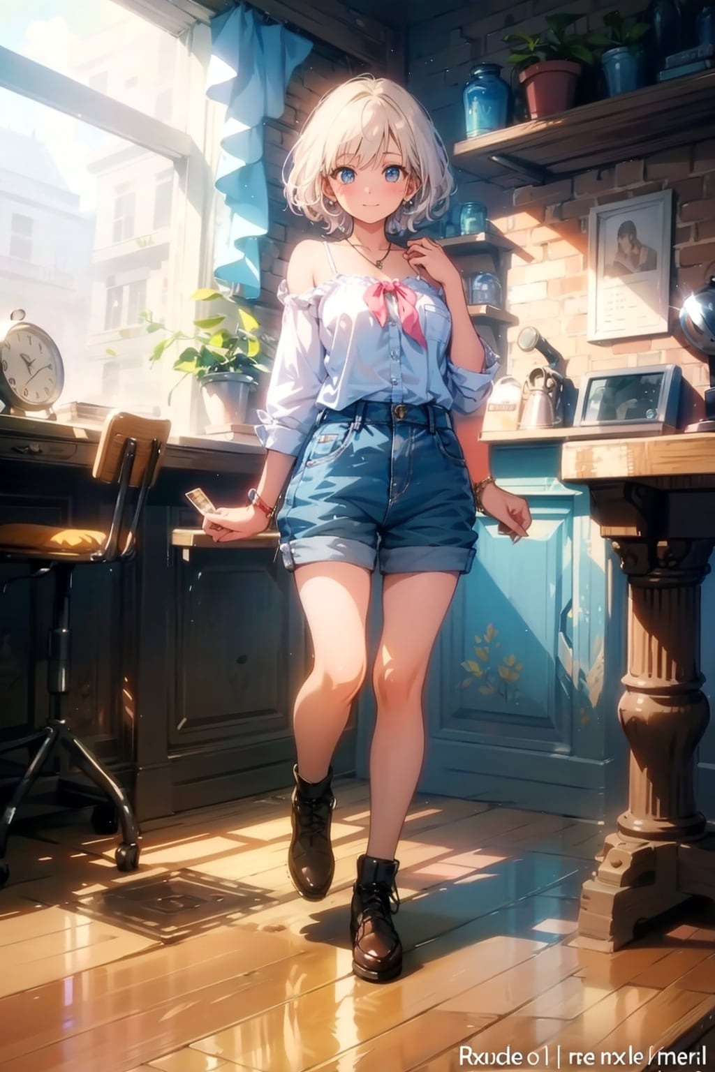 お茶目なポーズ | の人気AIイラスト・グラビア