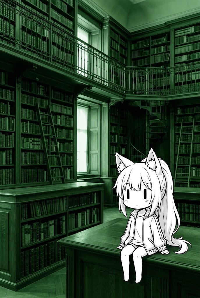 Gemini : 図書館 | の人気AIイラスト・グラビア