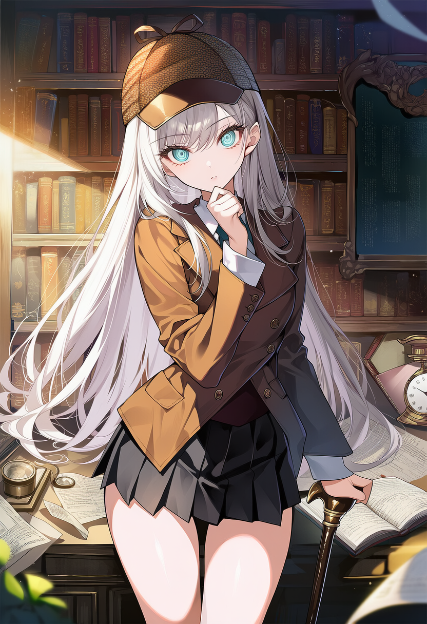 銀髪探偵