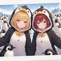 ペンギンと夏祭り？ 2枚目