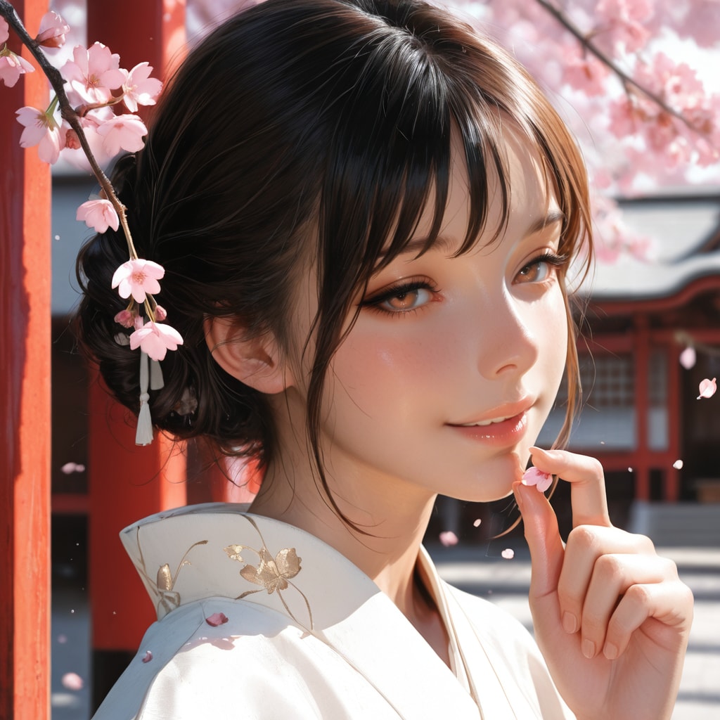 桜咲く
